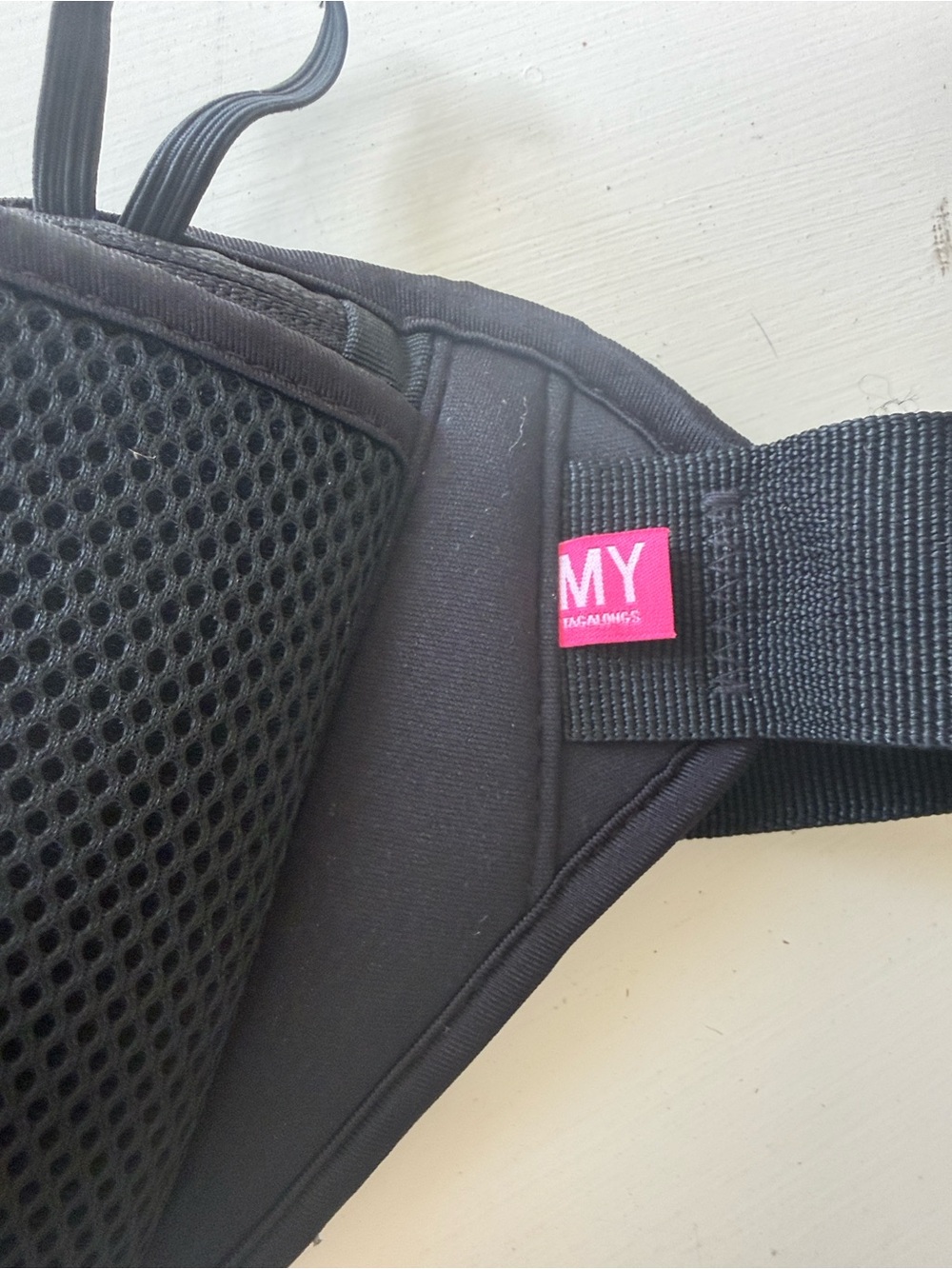 Black Waist/Running Belt with Pink Accent
